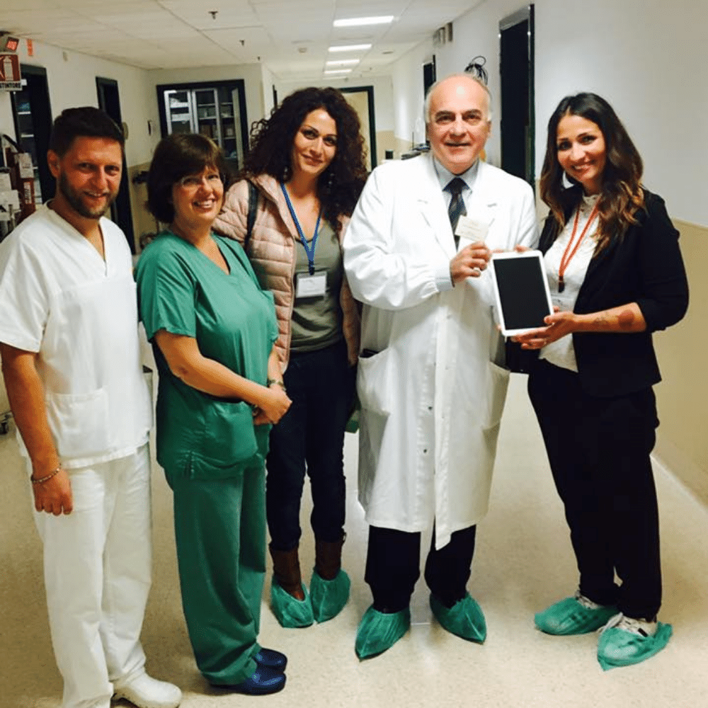 Tablet al reparto di TMO del Policlinico Tor Vergata
