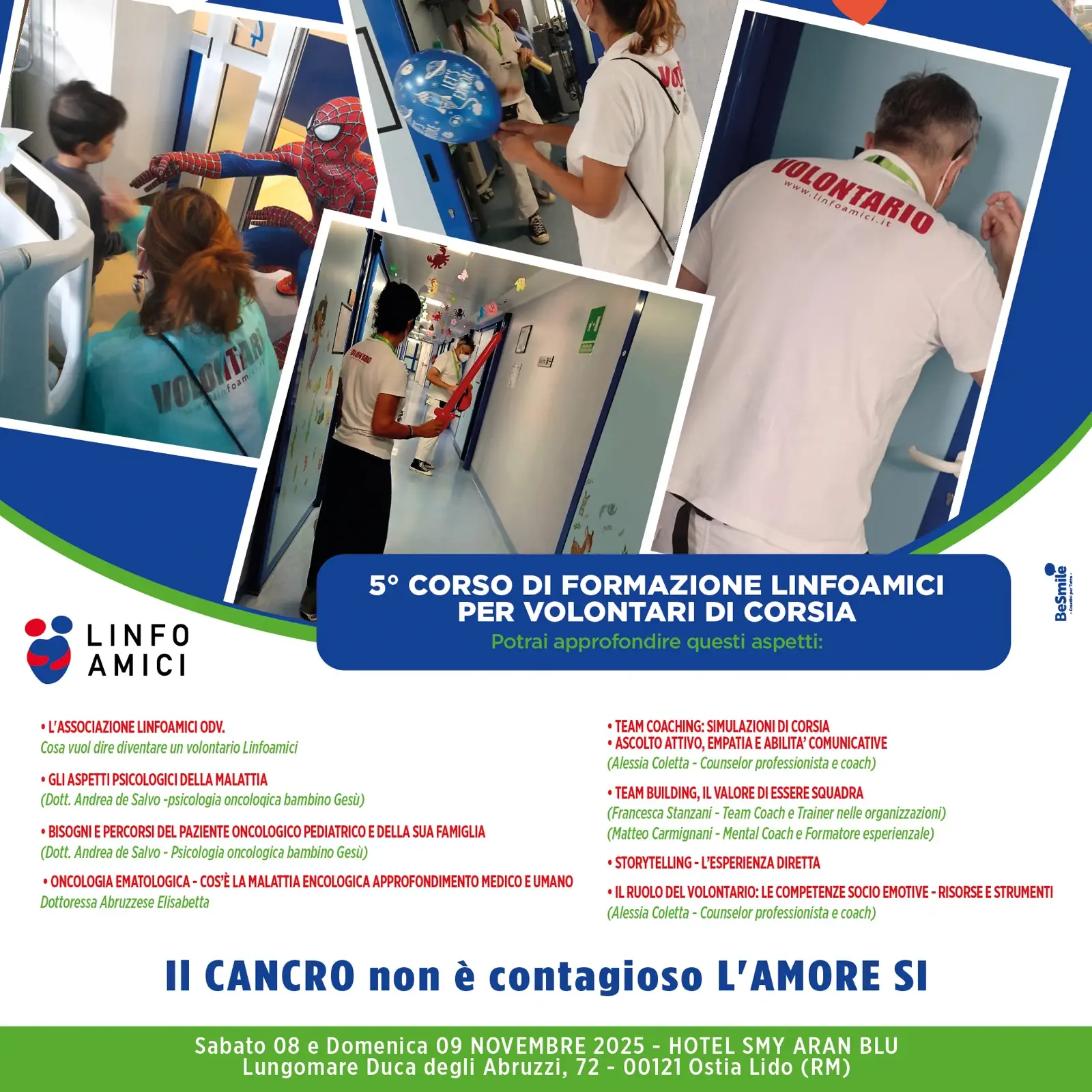 Corso “Volontari in corsia”