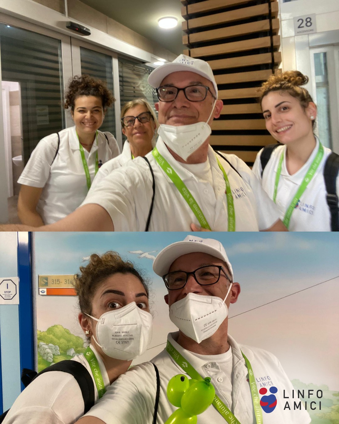 Abbracci in corsia: Ospedale Pediatrico Bambino Gesù