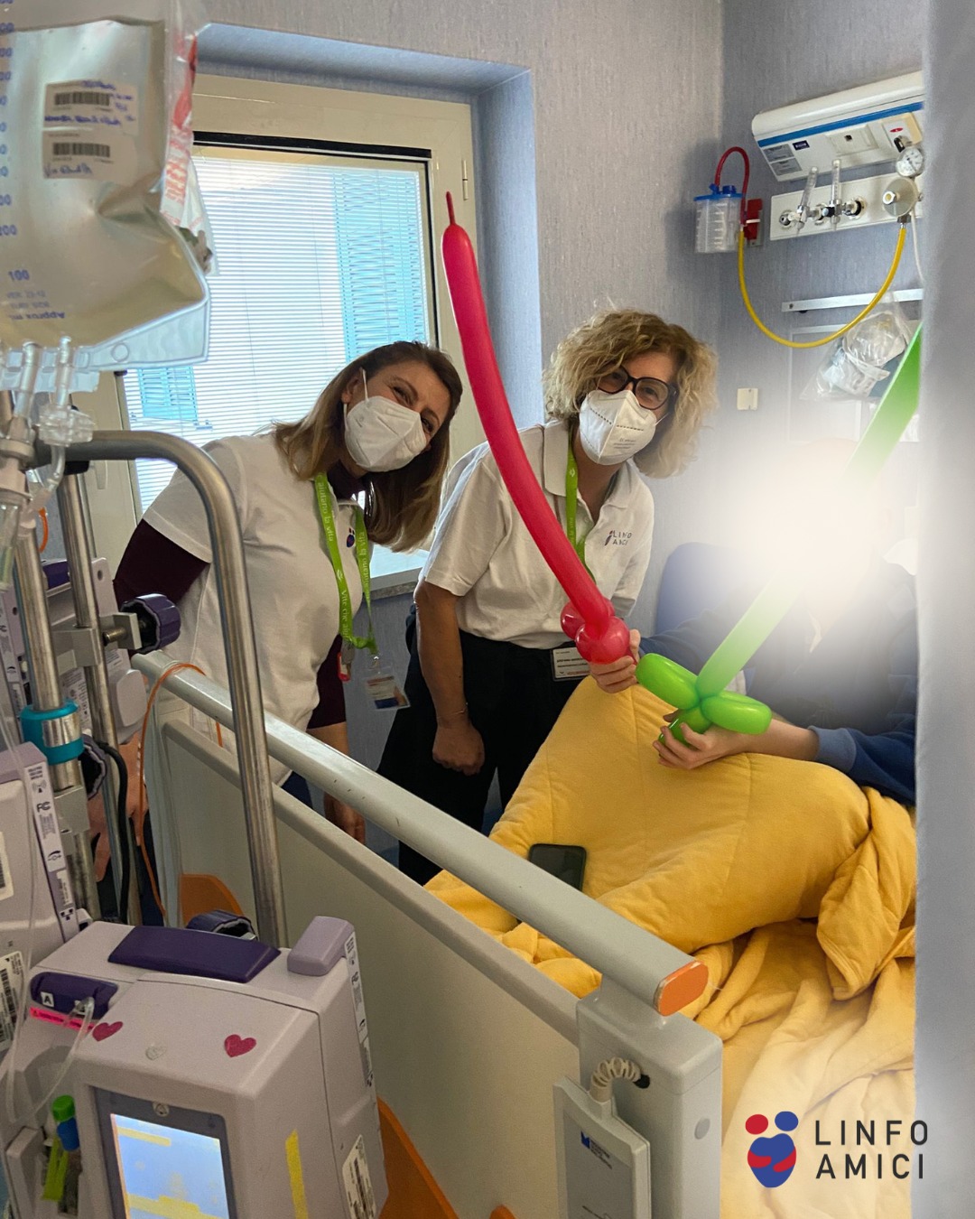 Abbracci in corsia: Ospedale Pediatrico Bambino Gesù