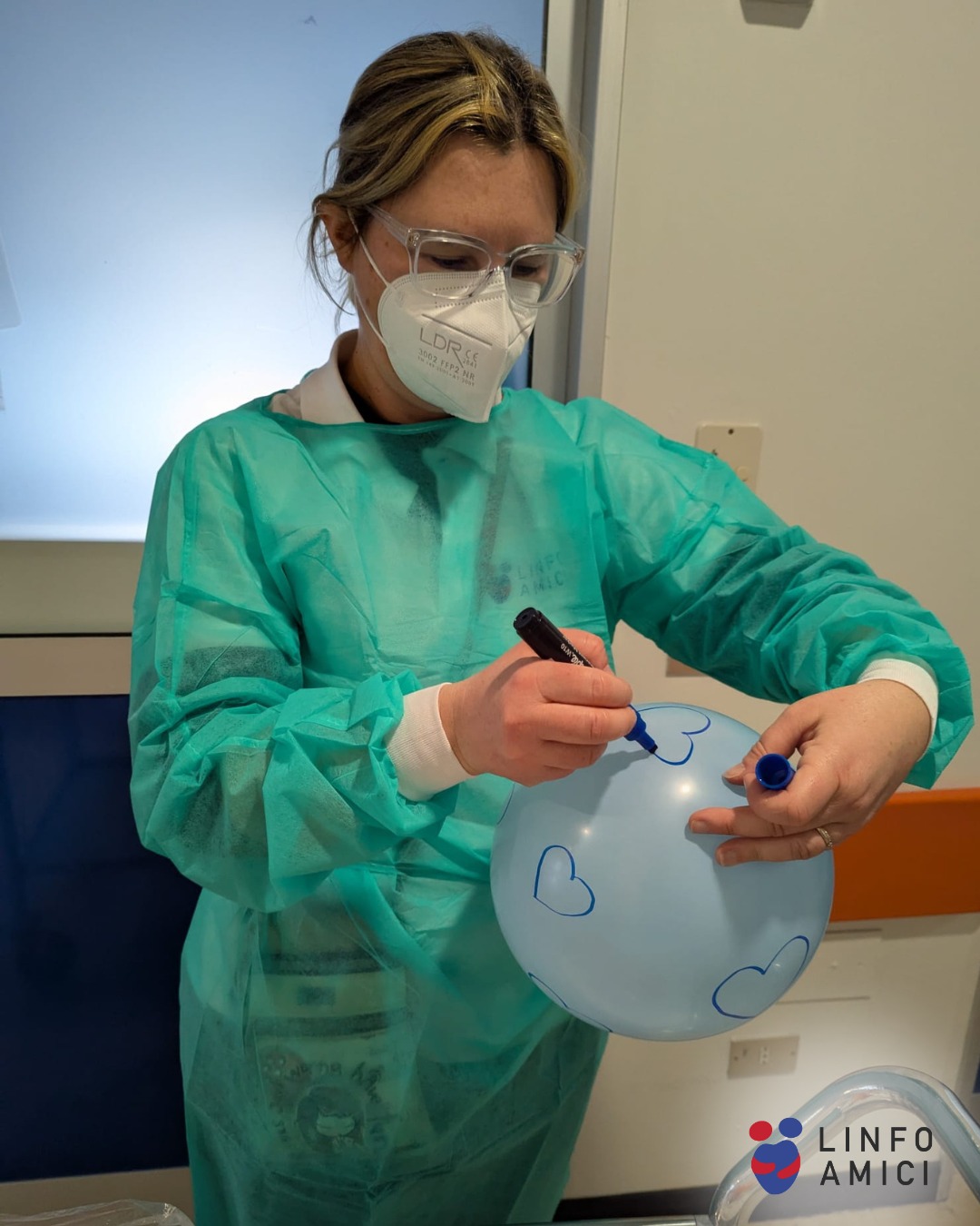 Abbracci in corsia: Ospedale San Matteo di Pavia