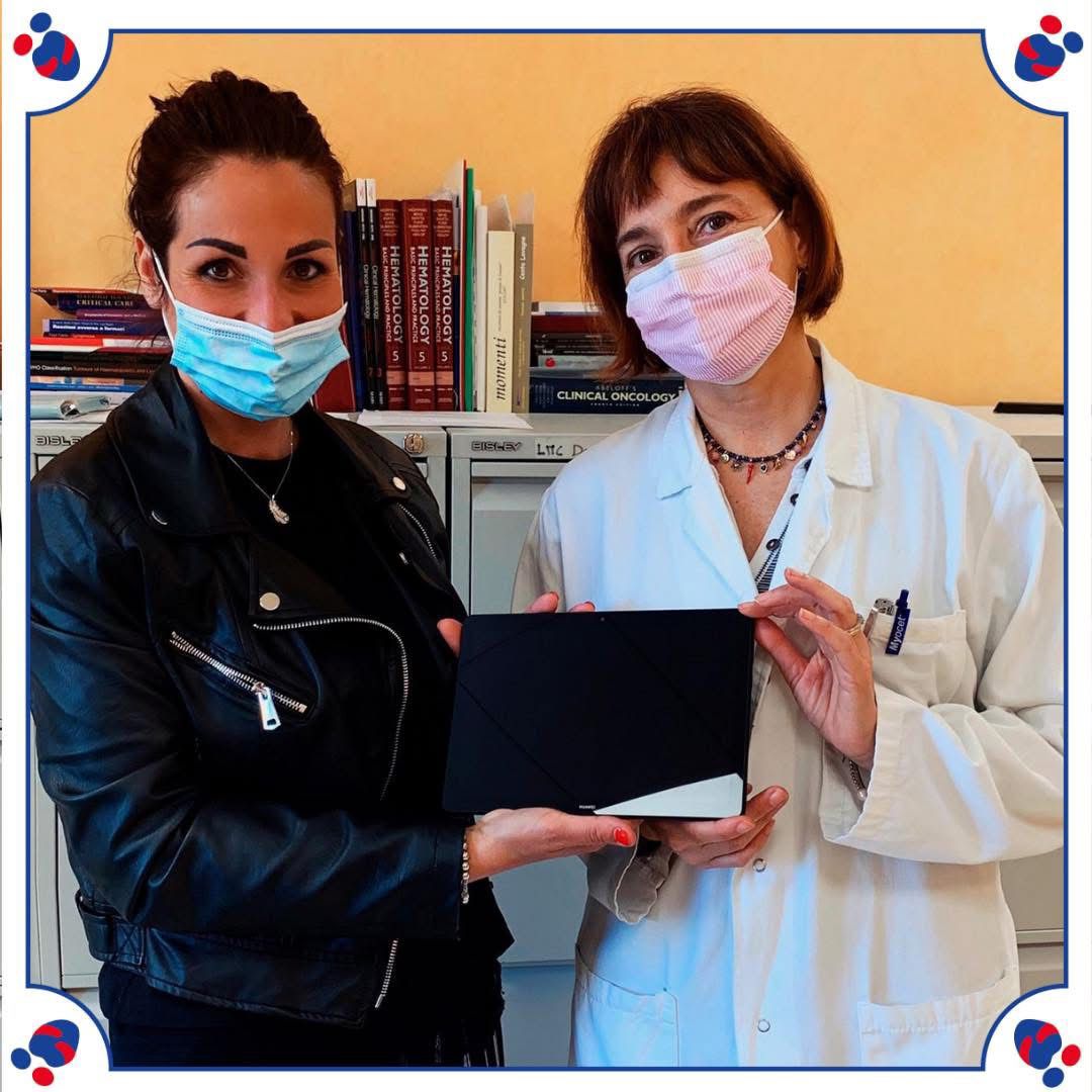 Donato un tablet all’Ospedale Sant’Eugenio di Roma